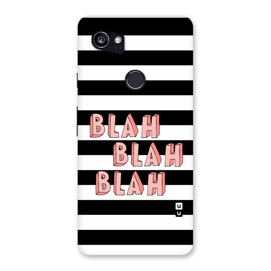 Blah Bold Stripes Back Case for Google Pixel 2 XL