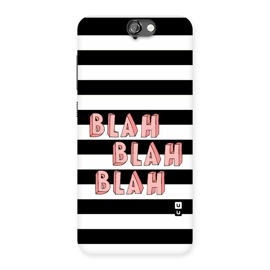 Blah Bold Stripes Back Case for HTC One A9