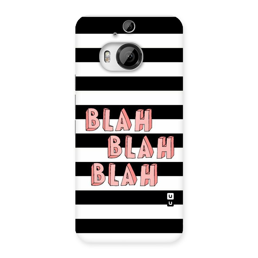 Blah Bold Stripes Back Case for HTC One M9 Plus