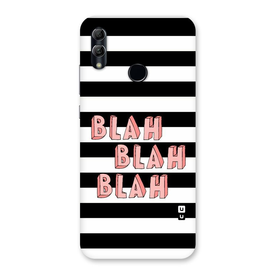 Blah Bold Stripes Back Case for Honor 10 Lite
