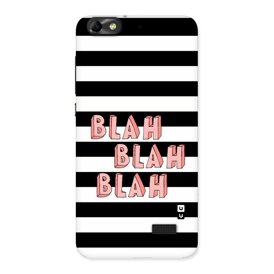 Blah Bold Stripes Back Case for Honor 4C