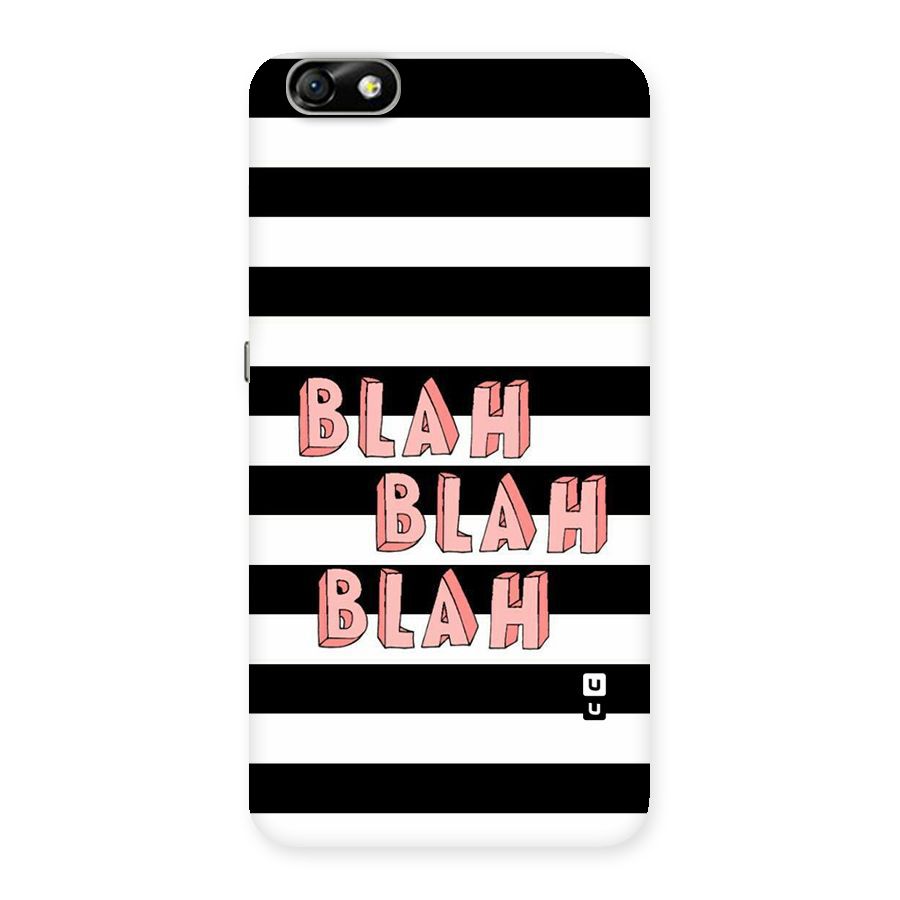 Blah Bold Stripes Back Case for Honor 4X