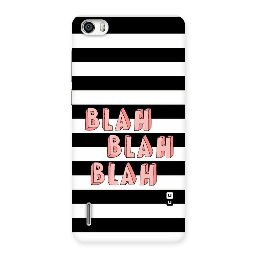 Blah Bold Stripes Back Case for Honor 6