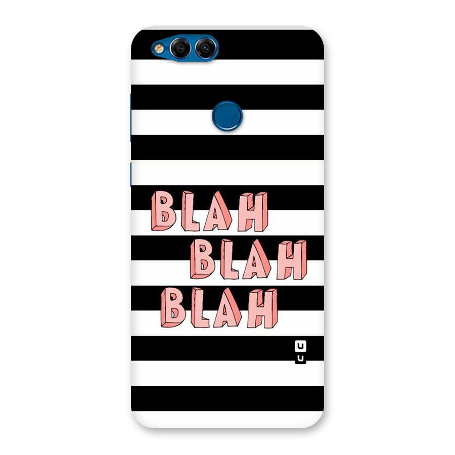 Blah Bold Stripes Back Case for Honor 7X
