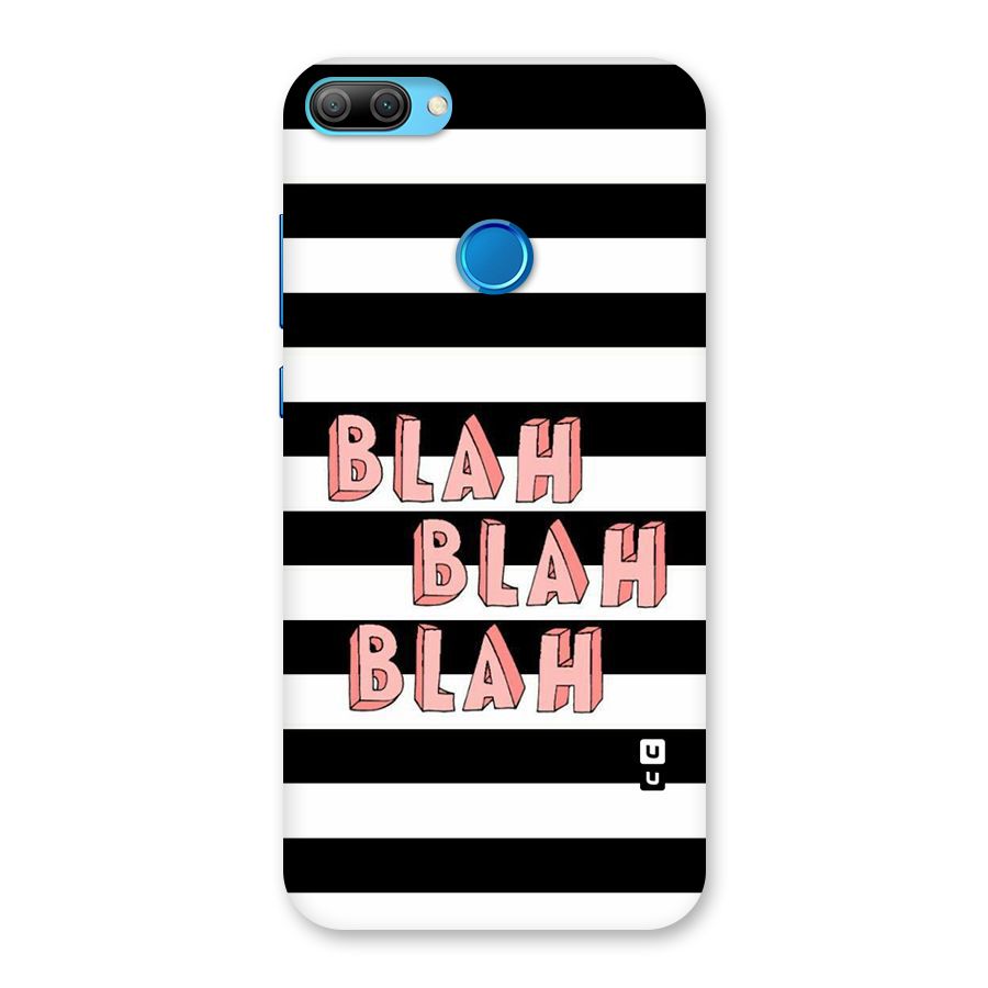 Blah Bold Stripes Back Case for Honor 9N