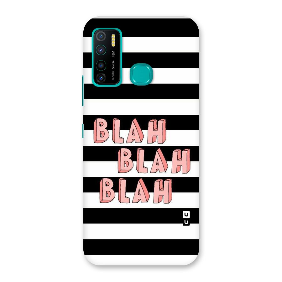 Blah Bold Stripes Back Case for Infinix Hot 9 Pro