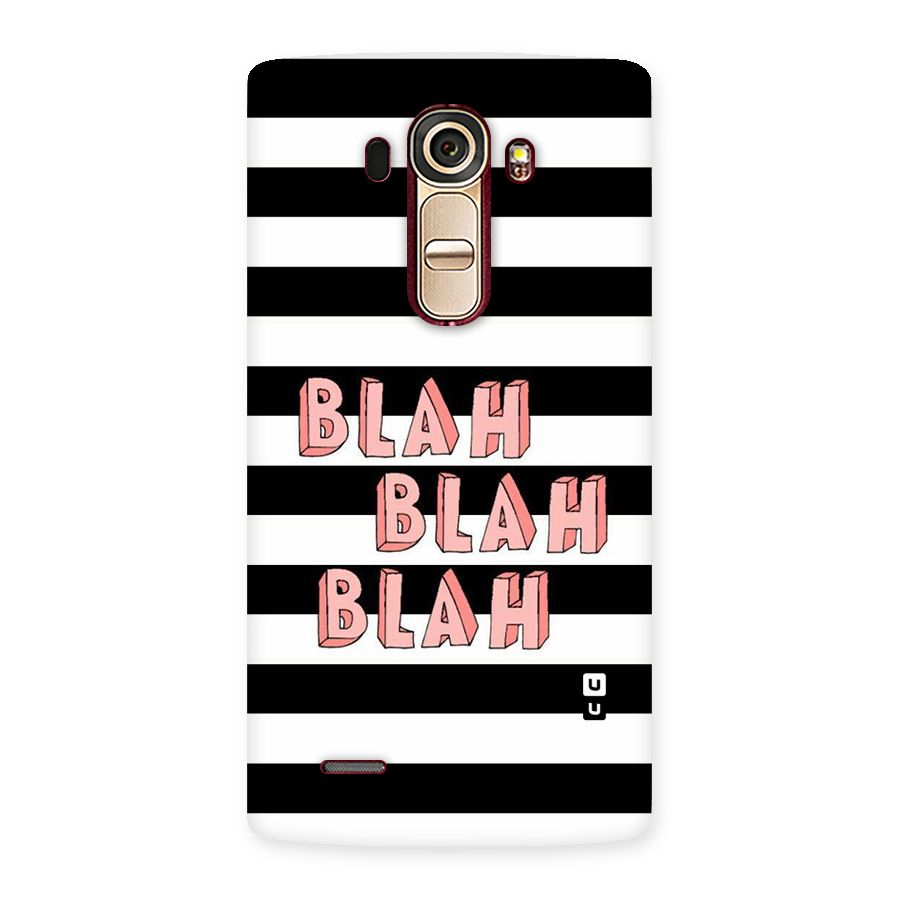 Blah Bold Stripes Back Case for LG G4