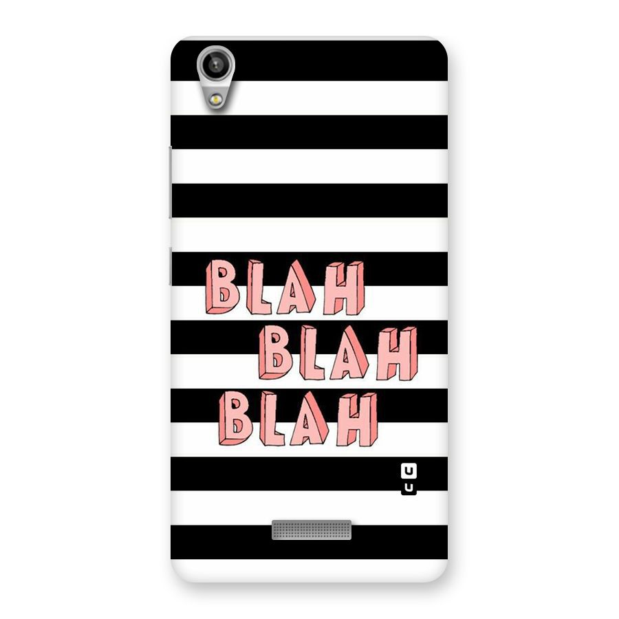Blah Bold Stripes Back Case for Lava-Pixel-V1