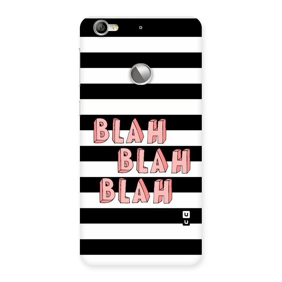 Blah Bold Stripes Back Case for LeTV Le 1s