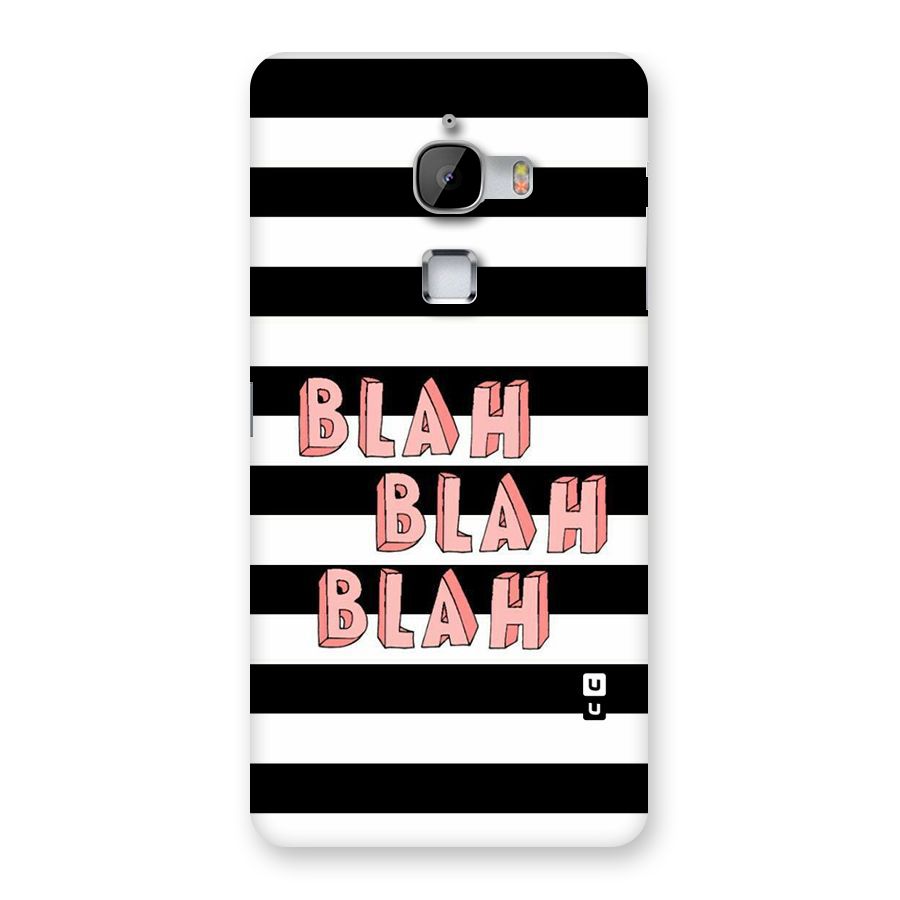 Blah Bold Stripes Back Case for LeTv Le Max