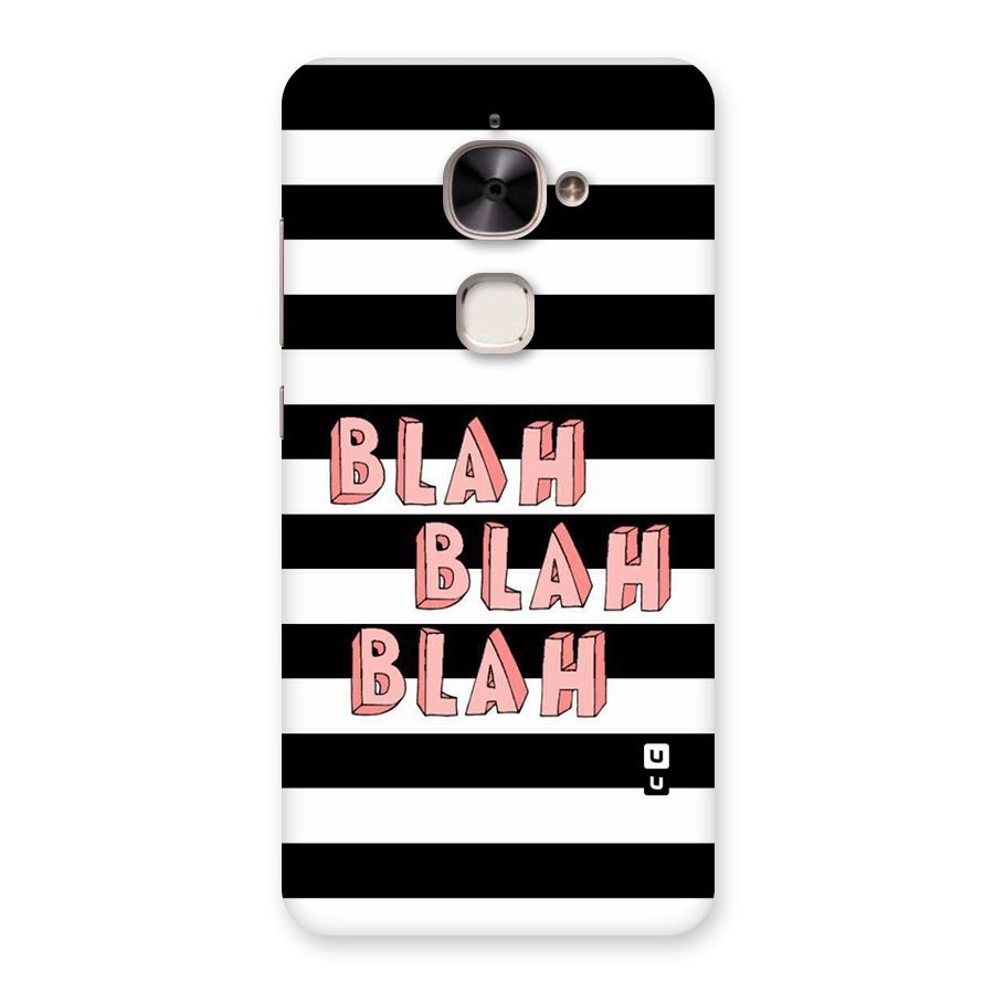 Blah Bold Stripes Back Case for Le 2