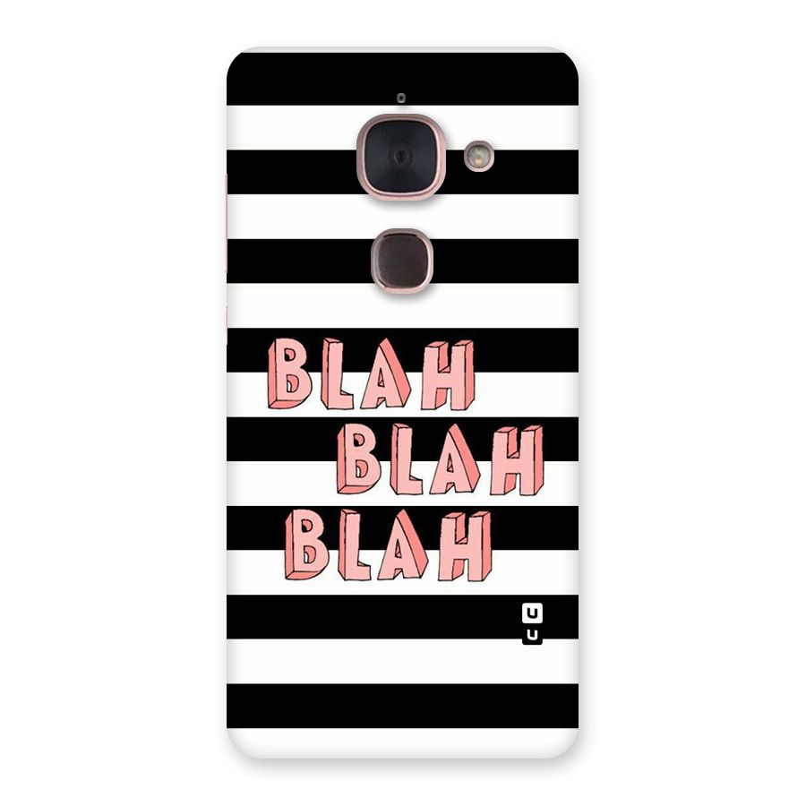 Blah Bold Stripes Back Case for Le Max 2