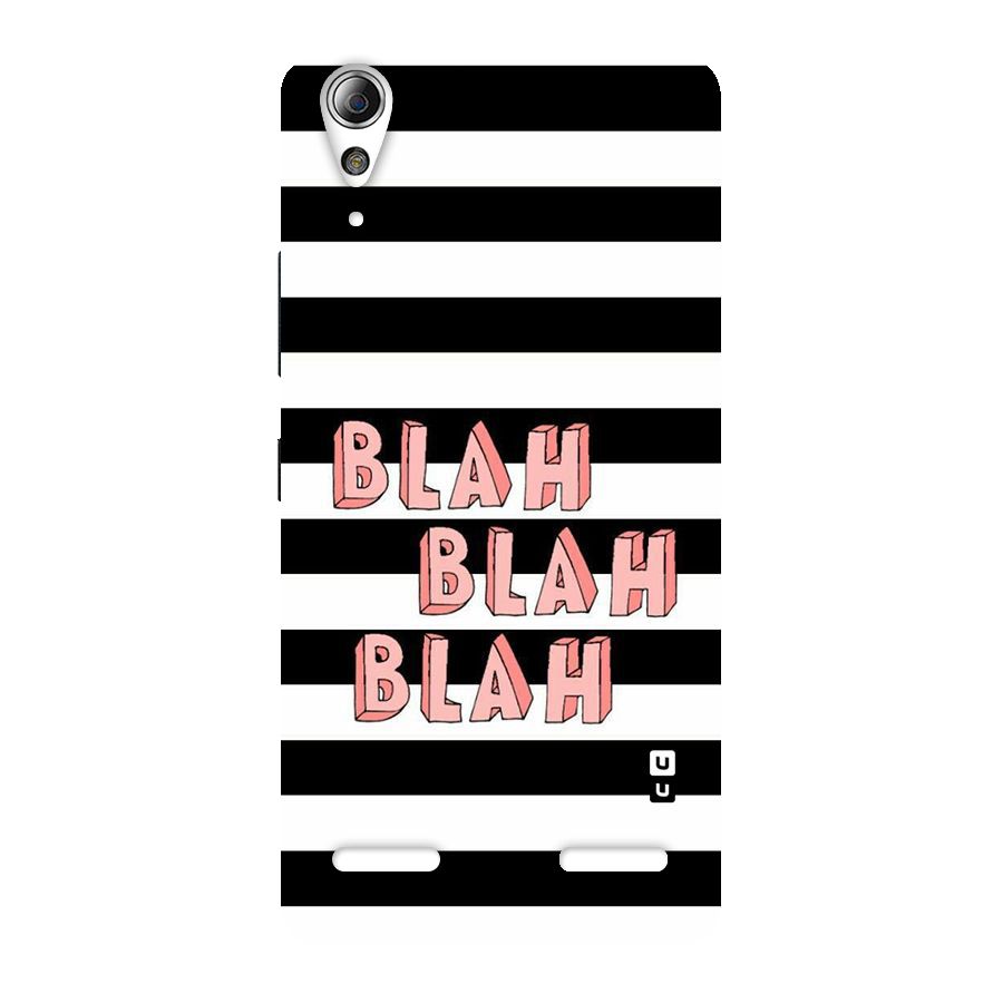Blah Bold Stripes Back Case for Lenovo A6000 Plus