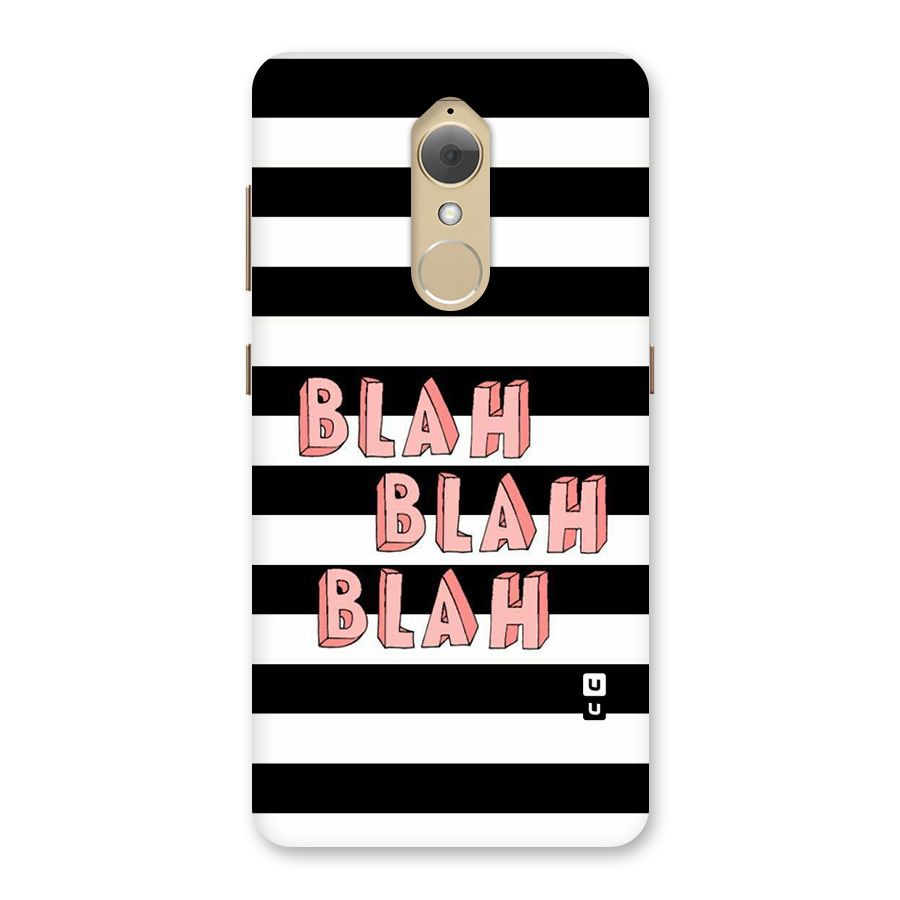 Blah Bold Stripes Back Case for Lenovo K8