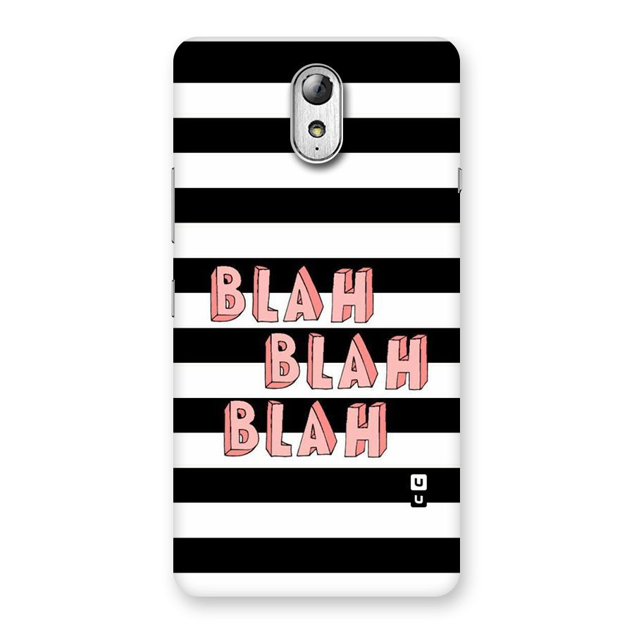 Blah Bold Stripes Back Case for Lenovo Vibe P1M