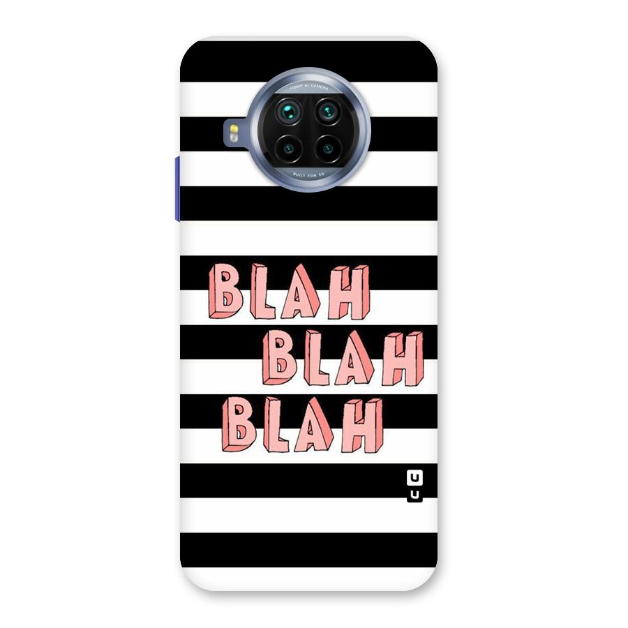 Blah Bold Stripes Back Case for Mi 10i