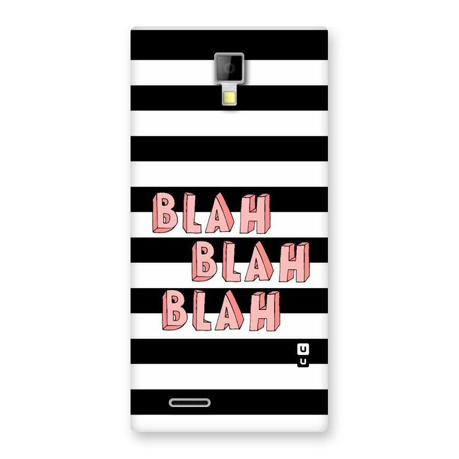 Blah Bold Stripes Back Case for Micromax Canvas Xpress A99