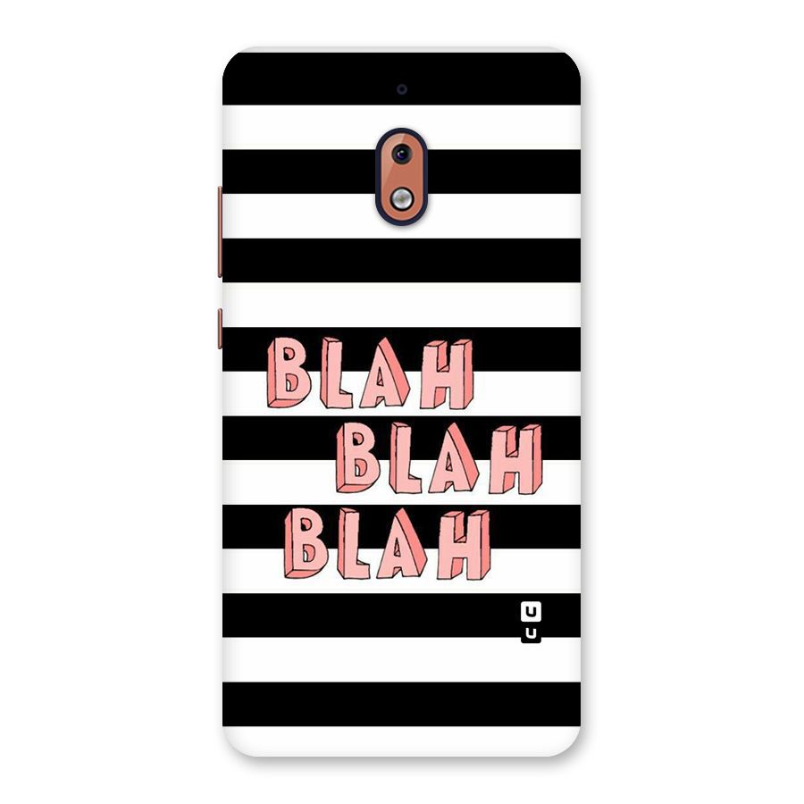 Blah Bold Stripes Back Case for Nokia 2.1