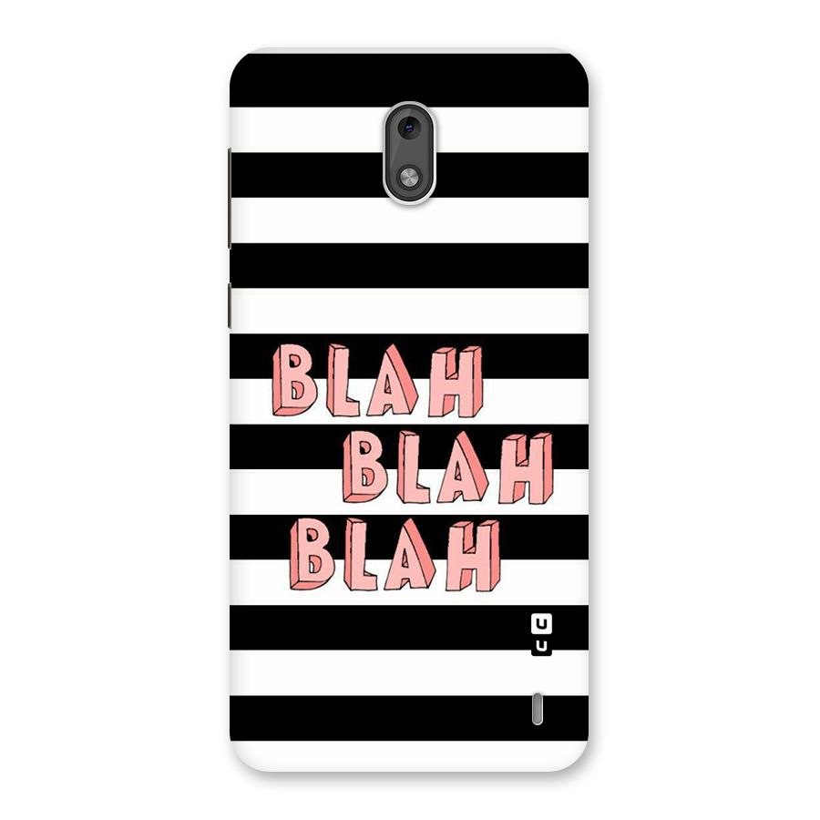 Blah Bold Stripes Back Case for Nokia 2