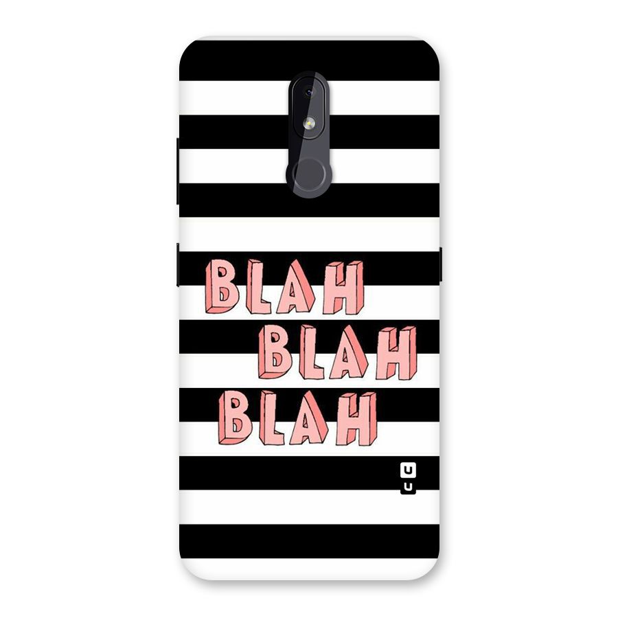 Blah Bold Stripes Back Case for Nokia 3.2