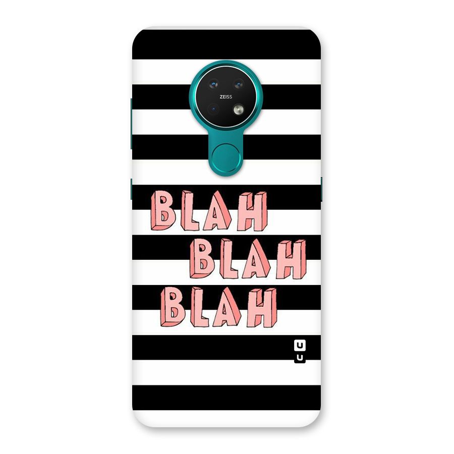 Blah Bold Stripes Back Case for Nokia 7.2