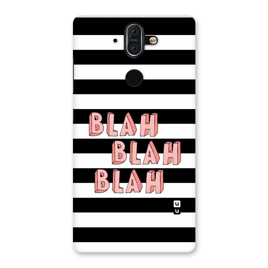 Blah Bold Stripes Back Case for Nokia 8 Sirocco