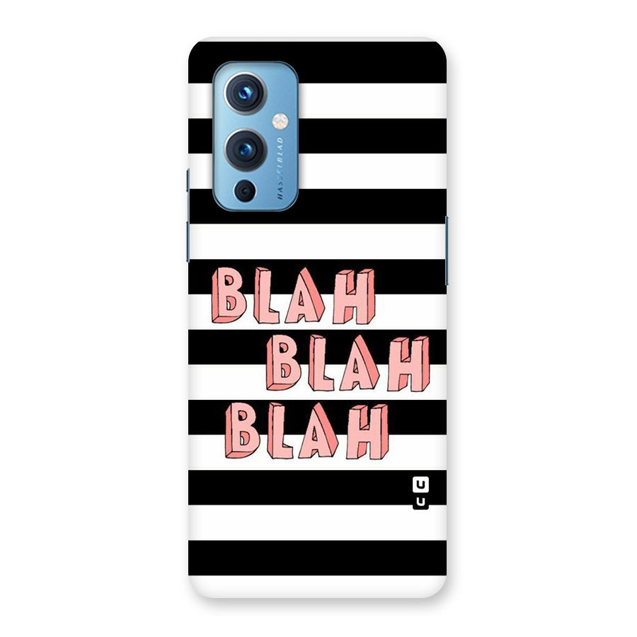 Blah Bold Stripes Back Case for OnePlus 9