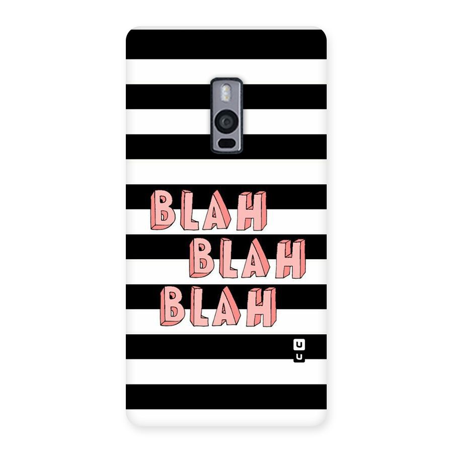 Blah Bold Stripes Back Case for OnePlus Two