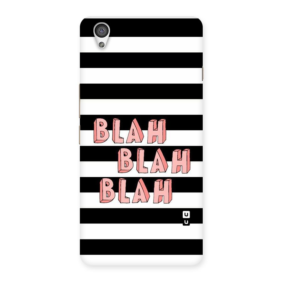 Blah Bold Stripes Back Case for OnePlus X