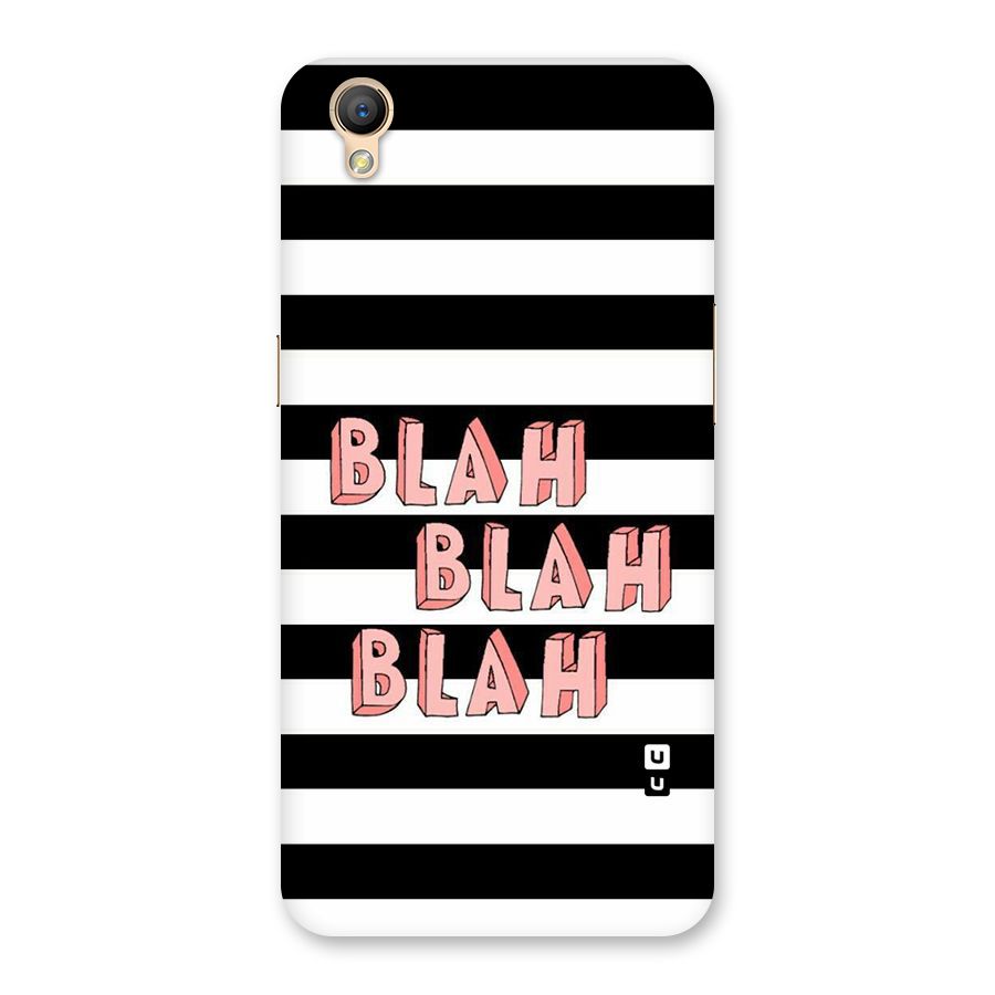 Blah Bold Stripes Back Case for Oppo A37