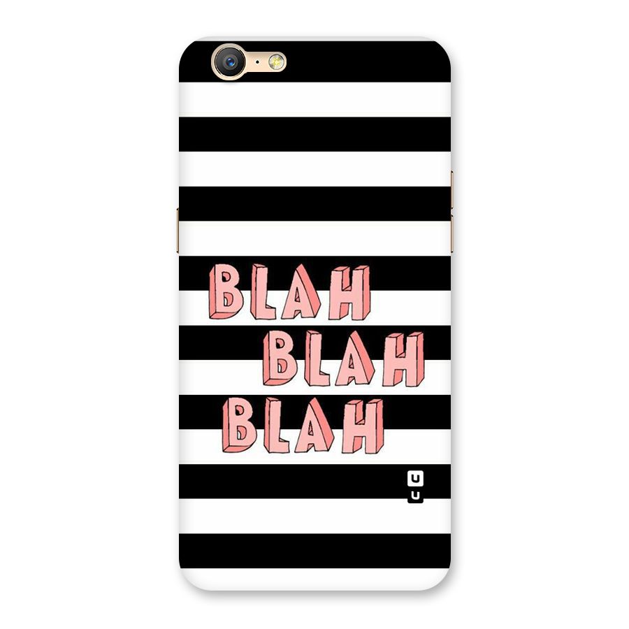 Blah Bold Stripes Back Case for Oppo A39