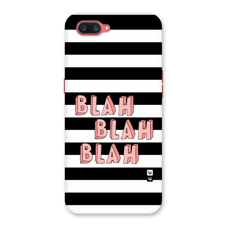 Blah Bold Stripes Back Case for Oppo A3s