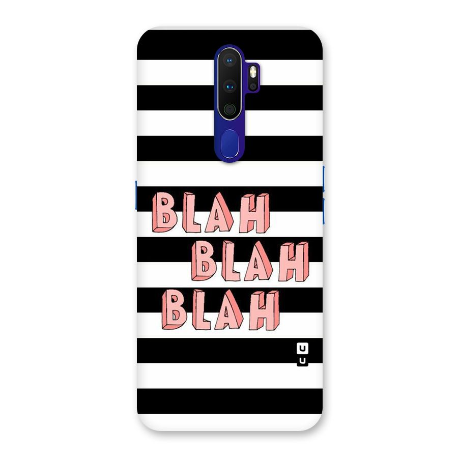 Blah Bold Stripes Back Case for Oppo A9 (2020)