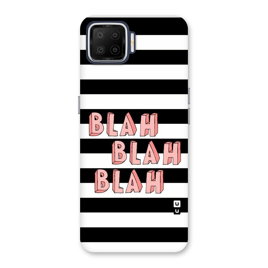 Blah Bold Stripes Back Case for Oppo F17