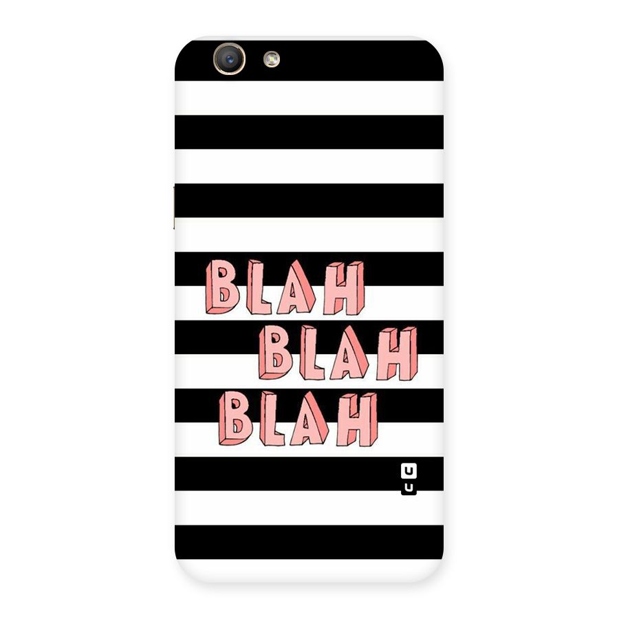 Blah Bold Stripes Back Case for Oppo F1s