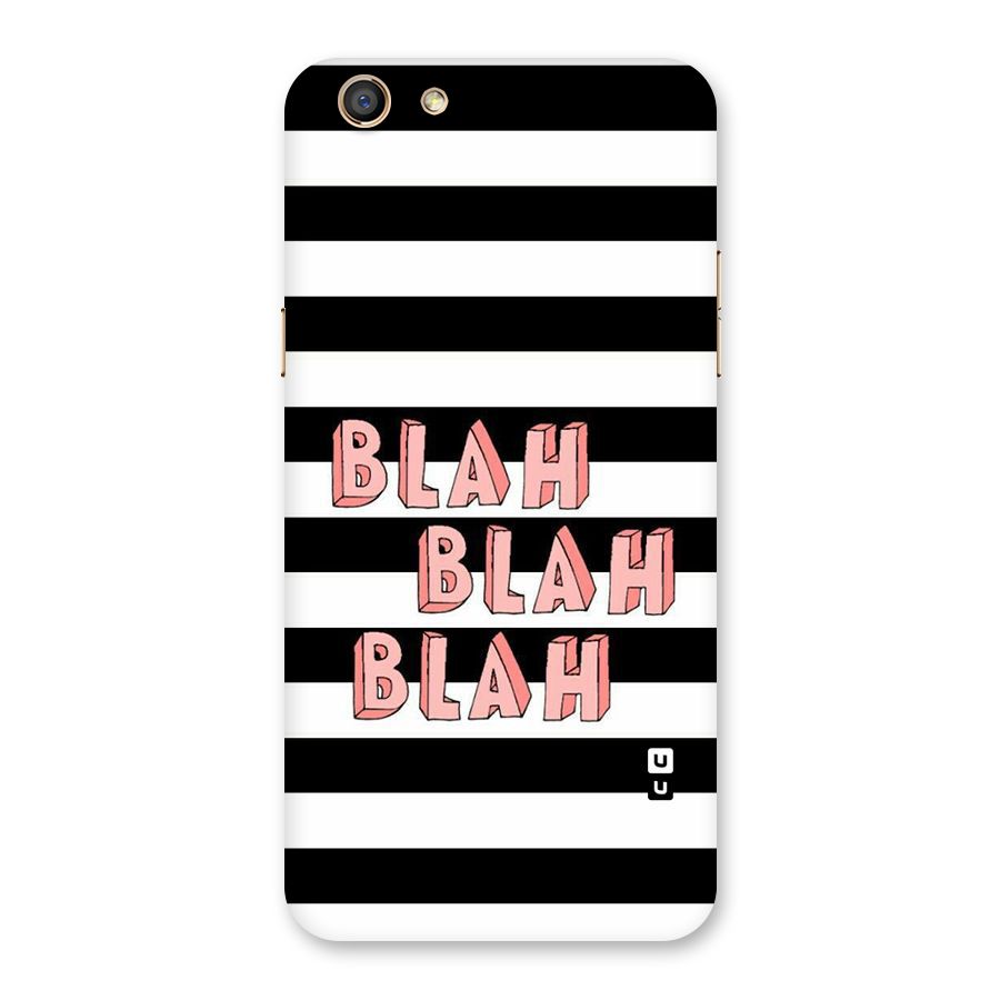 Blah Bold Stripes Back Case for Oppo F3
