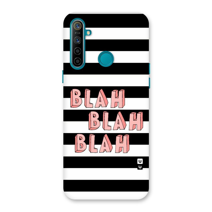 Blah Bold Stripes Back Case for Realme 5i