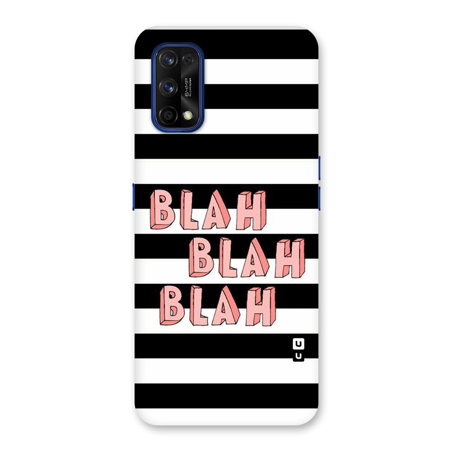 Blah Bold Stripes Back Case for Realme 7 Pro