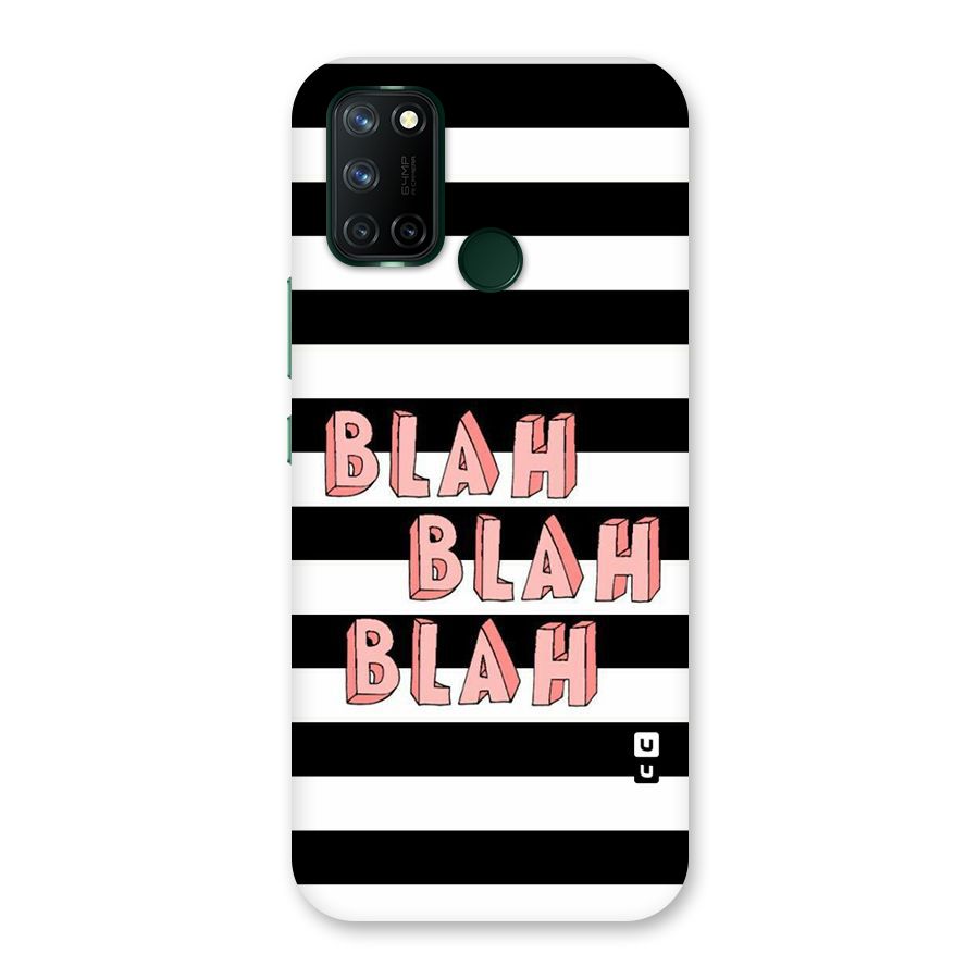 Blah Bold Stripes Back Case for Realme 7i