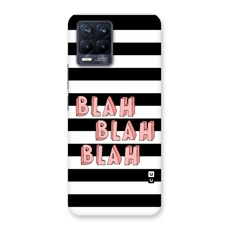 Blah Bold Stripes Back Case for Realme 8 Pro