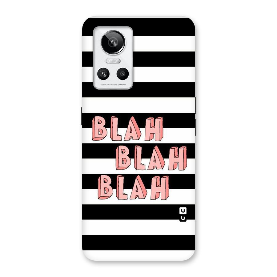 Blah Bold Stripes Back Case for Realme GT Neo 3