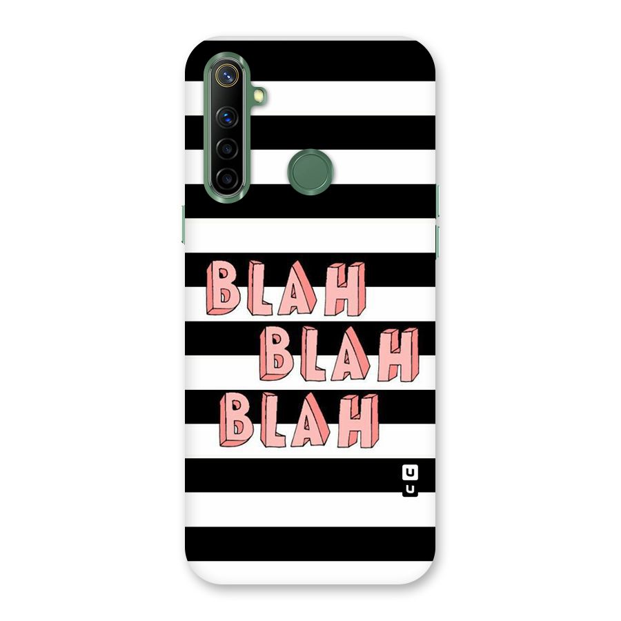 Blah Bold Stripes Back Case for Realme Narzo 10
