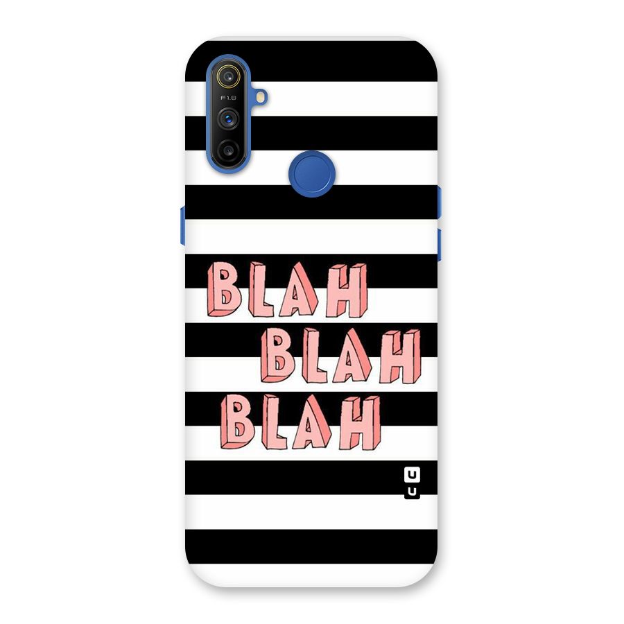 Blah Bold Stripes Back Case for Realme Narzo 10A