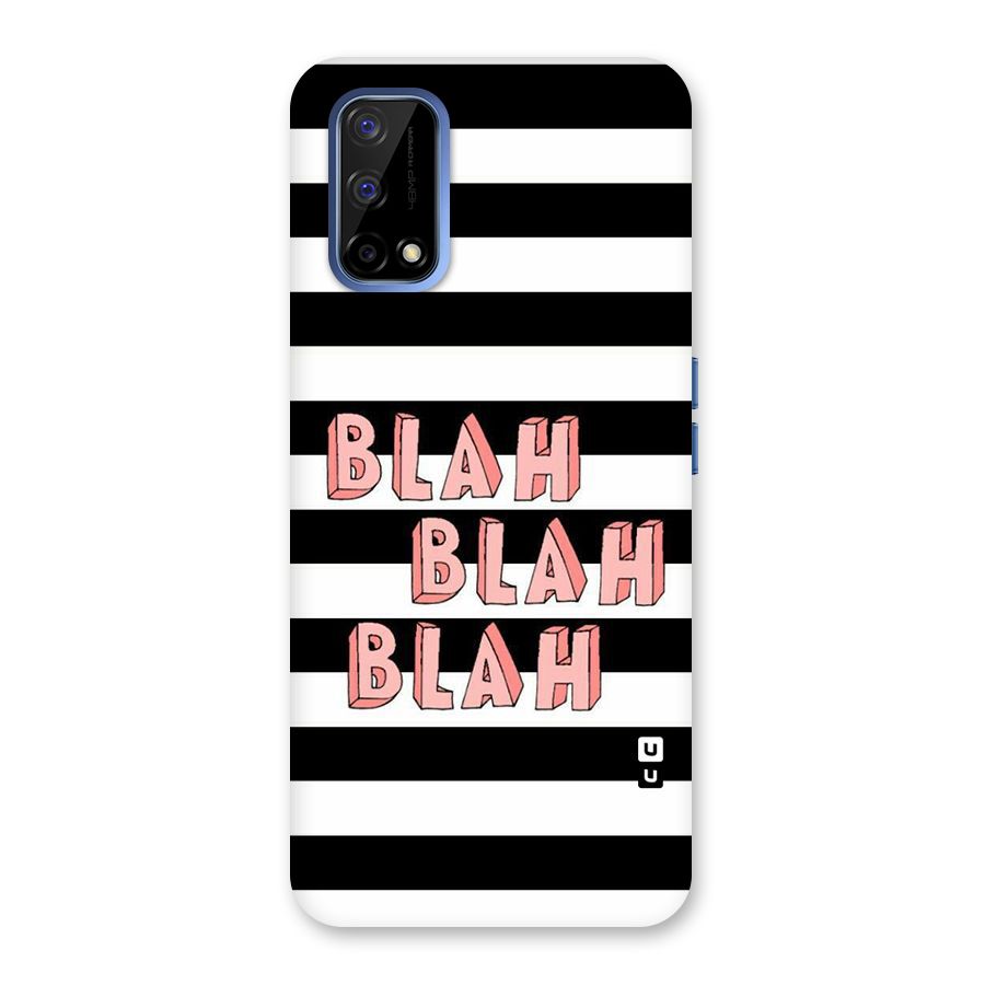 Blah Bold Stripes Back Case for Realme Narzo 30 Pro