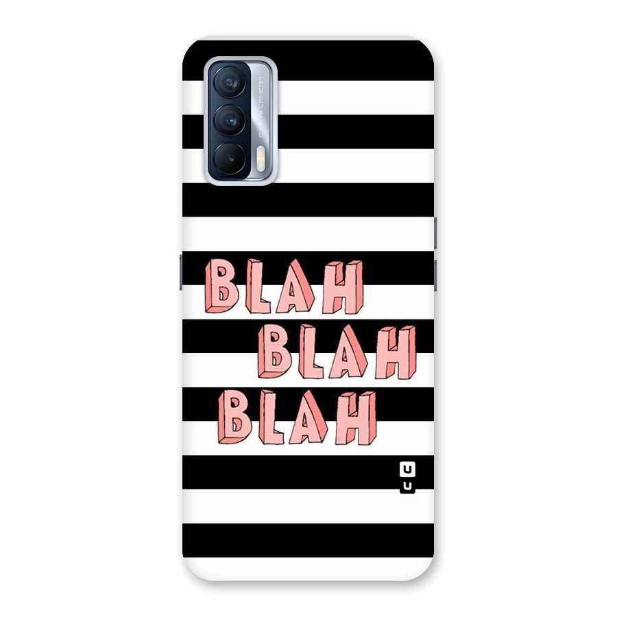 Blah Bold Stripes Back Case for Realme X7