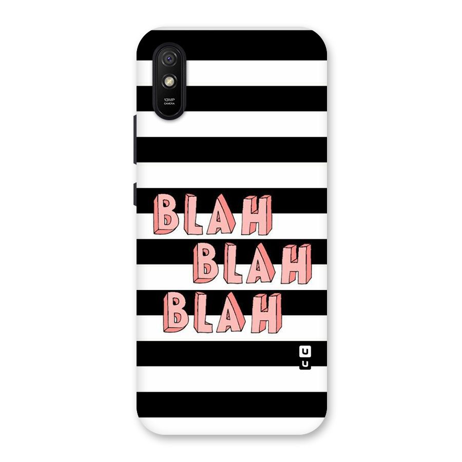 Blah Bold Stripes Back Case for Redmi 9i