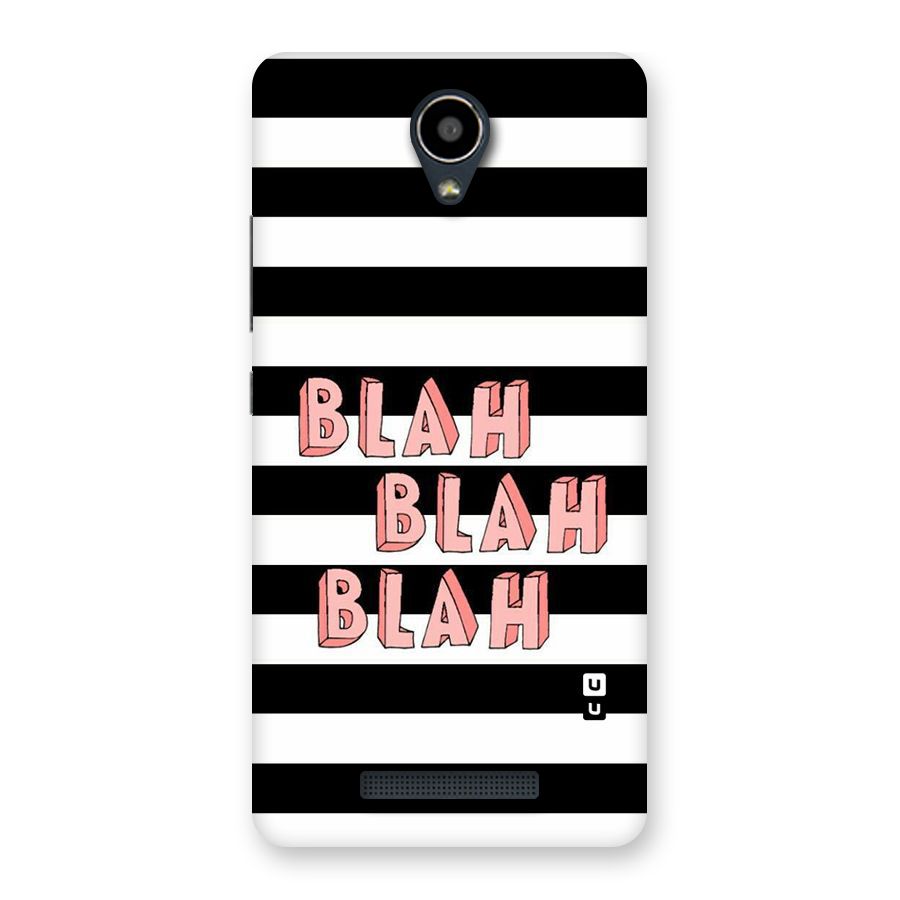 Blah Bold Stripes Back Case for Redmi Note 2
