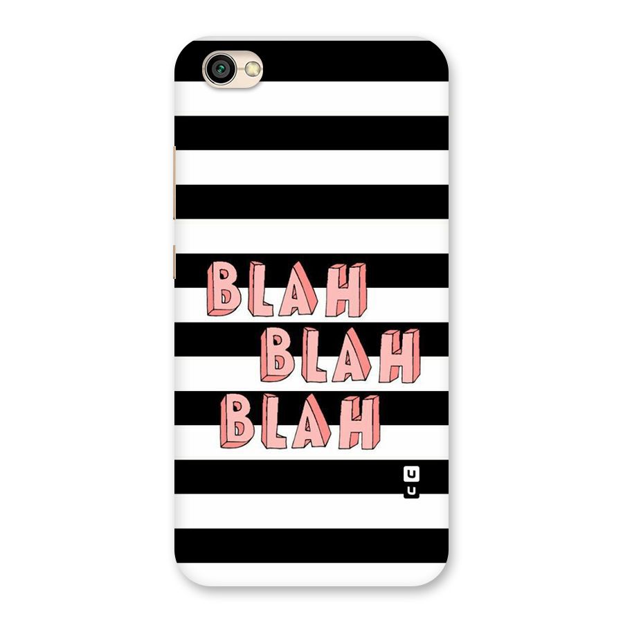 Blah Bold Stripes Back Case for Redmi Y1 Lite