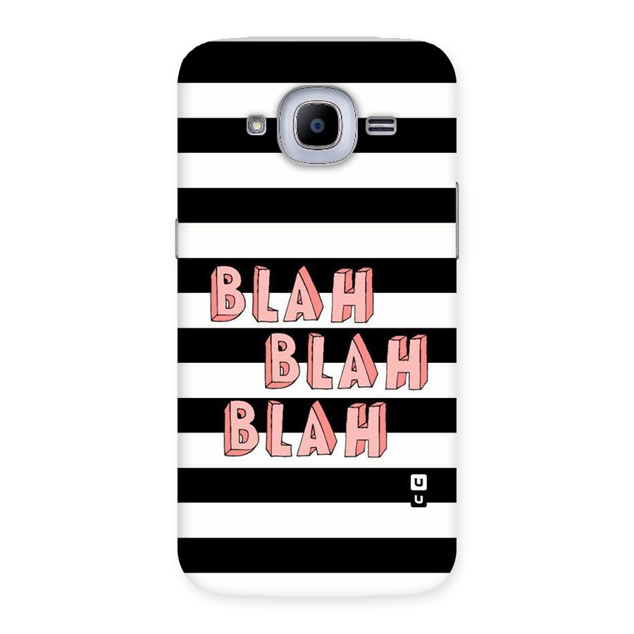 Blah Bold Stripes Back Case for Samsung Galaxy J2 2016