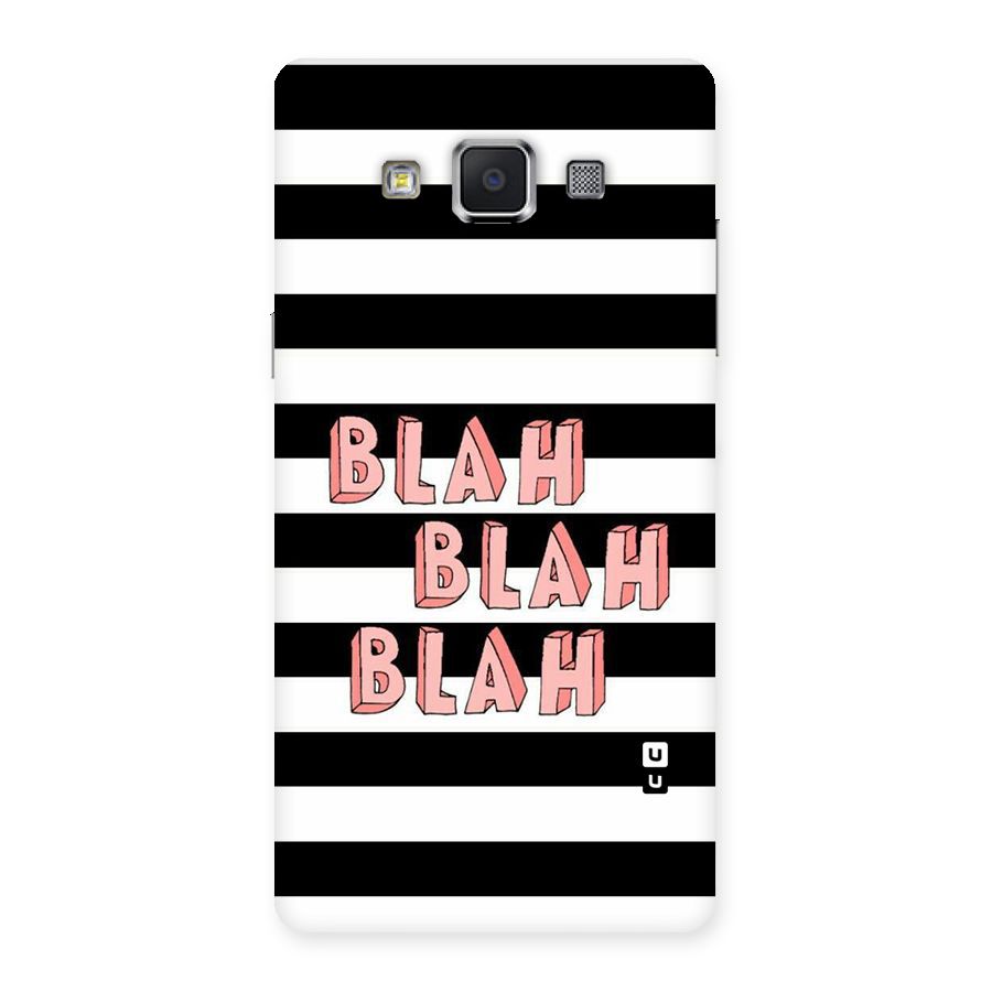 Blah Bold Stripes Back Case for Samsung Galaxy A5